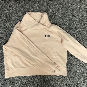 light pink cropped sweatshirt